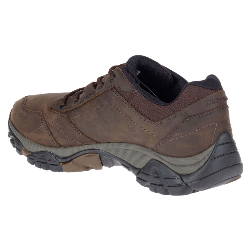 Basket Merrell Moab Adventure Lace Marron Foncé Homme | R.U.QOZI